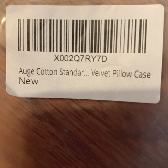 Auge Cotton Standard size gray pillowcases.  NEW - Picture 2 of 2